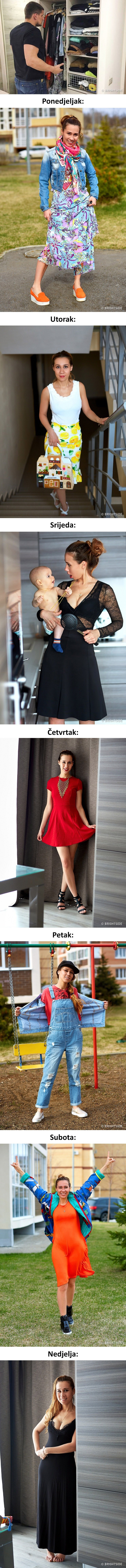 Svom mužu je dala da joj tjedan dana bira odjeću, rezultat ju je poprilično iznenadio!