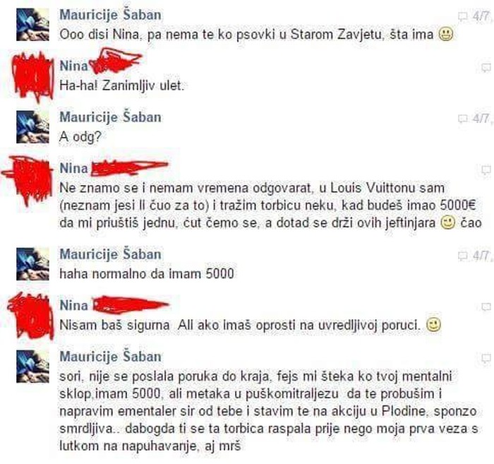 Sponzorušu brutalnim odgovorom zakucao u zemlju!