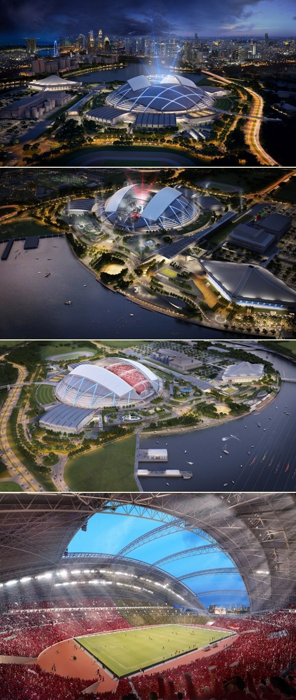 Ovako će izgledati spektakularni stadion u Singapuru