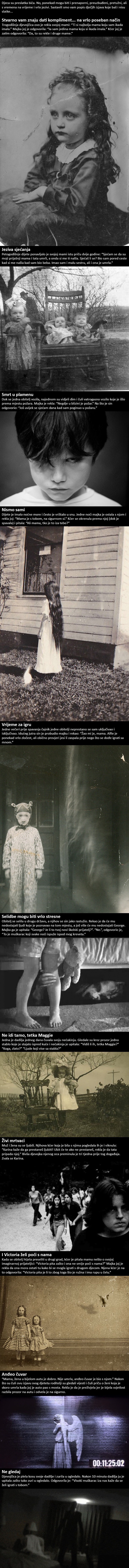 Izjave koje zvuče kao horor: 11 jezivih stvari koje su djeca rekla svojim roditeljima!