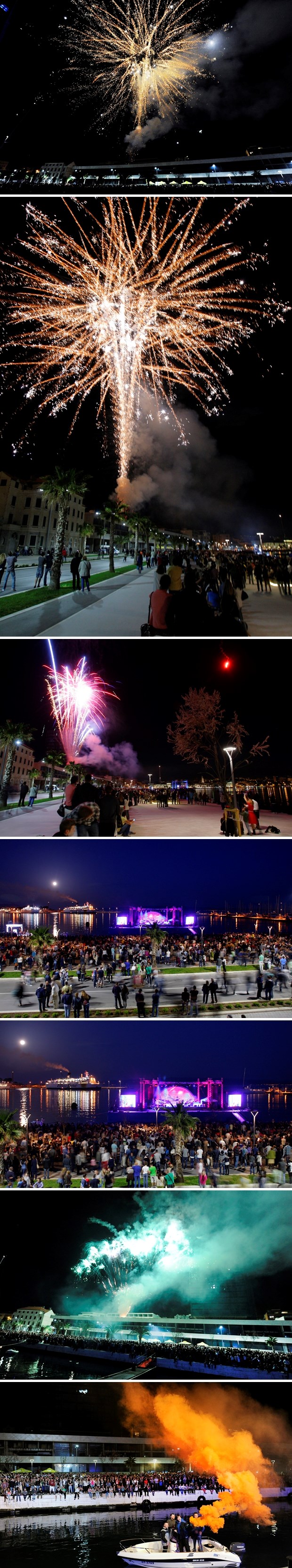 "Vatreno" otvorenje splitske Zapadne obale