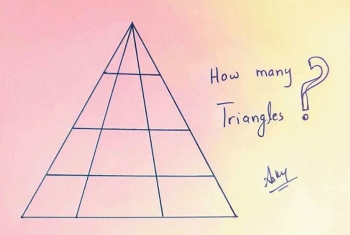 Većina ljudi ne zna odgovor! Koliko vi trokuta vidite?