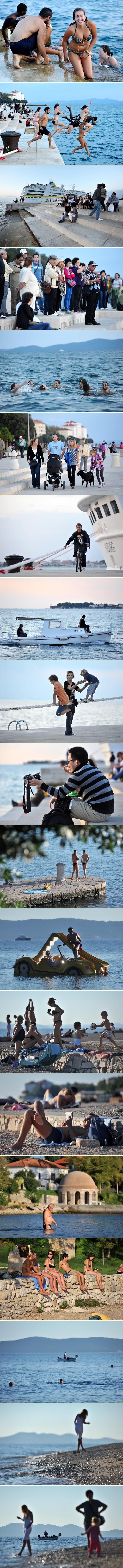 "Ljetni" gušti Zadrana tijekom prvog listopadskog vikenda