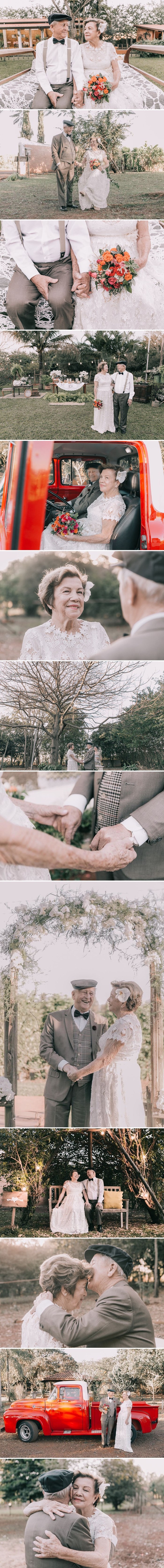 Bračni par nije imao slike sa svog vjenčanja pa su nakon 60 godina odlučili sve ponoviti