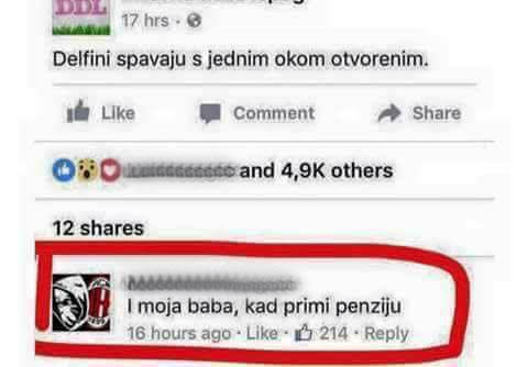 Facebook stranica je u objavi napisala zanimljivu činjenicu, a jedan lik je razvalio svojim komentarom