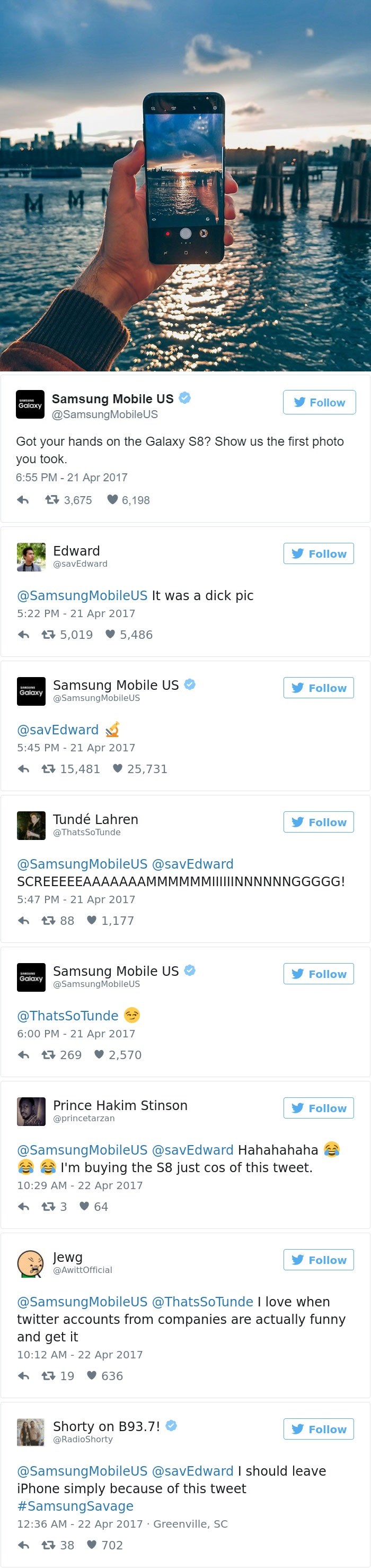 Lik trollao Samsungovu objavu na Twitteru, oni ga pokopali genijalnim odgovorom!