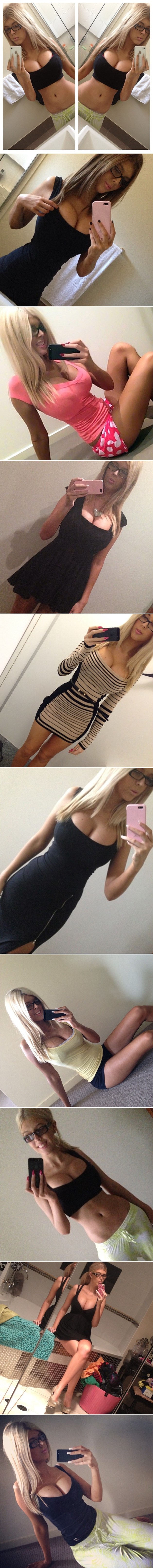 Galerija: Nije kupila sise da ih skriva!