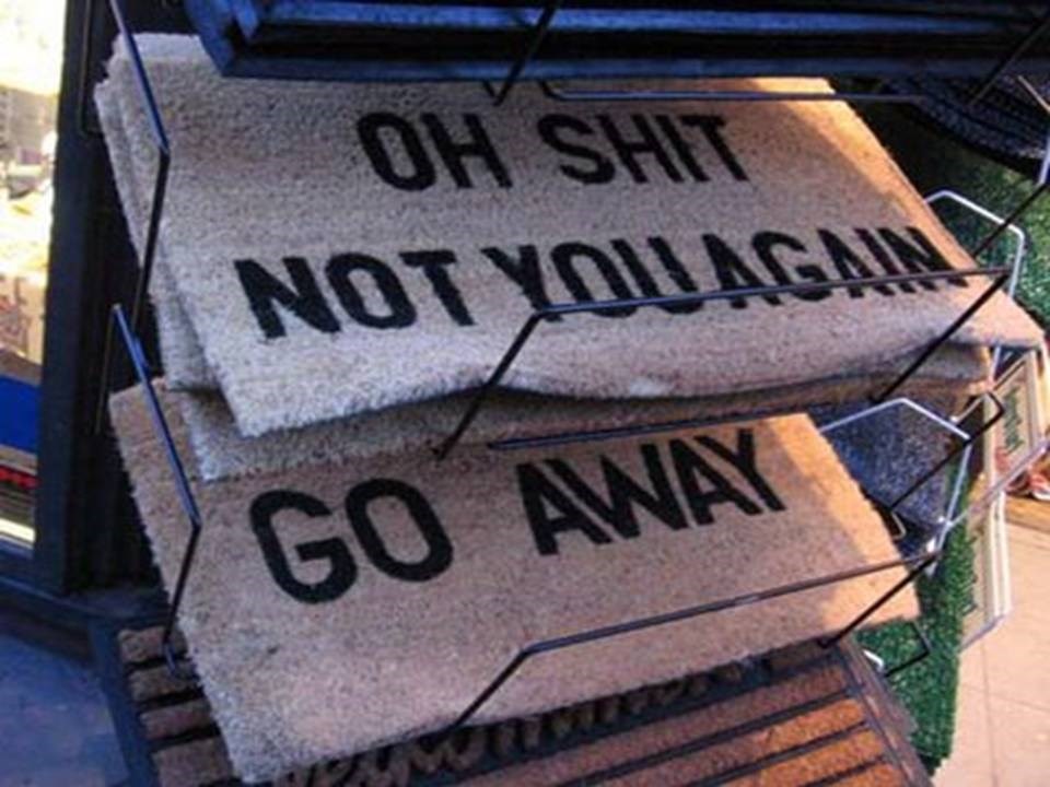 Otirači dobrodošlice za mizantrope