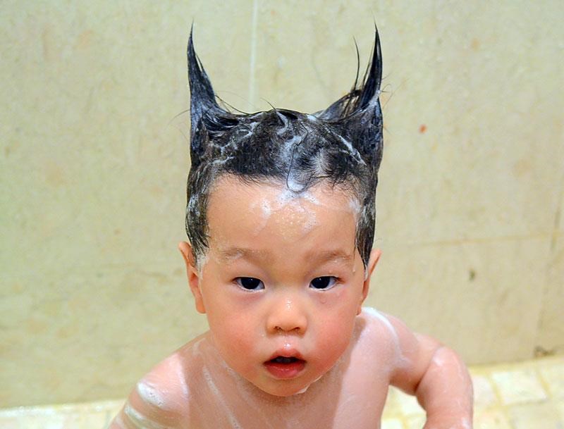 Kad ti tata slaže frizuru nakon kupanja