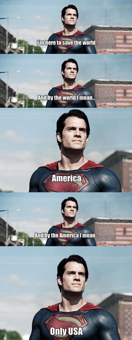 Svi superjunaci su gamad, misle samo na Ameriku!