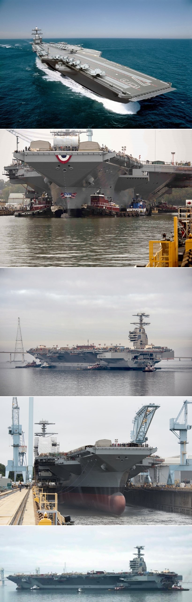 GALERIJA: Ameri imaju novu ratnu grdosiju - upoznajte nosač USS Gerald Ford