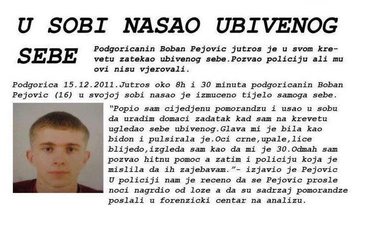 U sobi našao mrtvog sebe