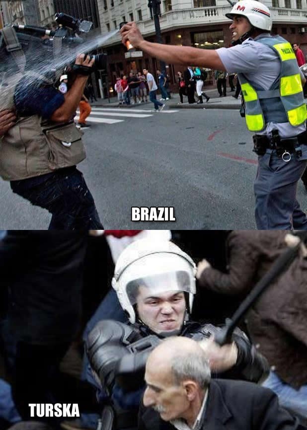 Krvožedni policajac iživljava se na snimatelju s kamerom