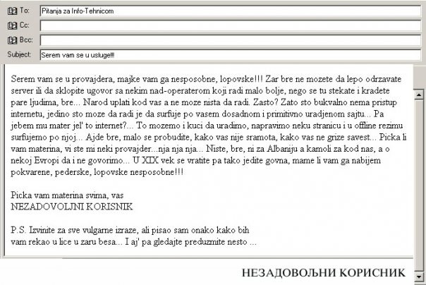 Najpristojniji email prigovor koji Balkanci mogu napisati