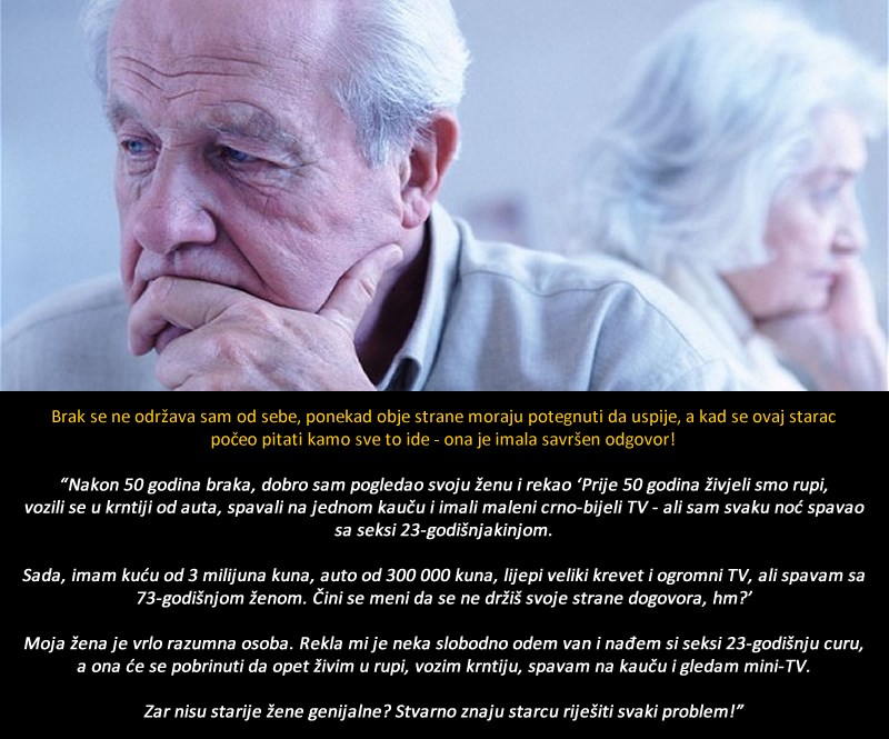 Ženin brutalni odgovor nezadovoljnom mužu!