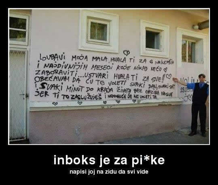 Ljubav ne ide kroz inbox!