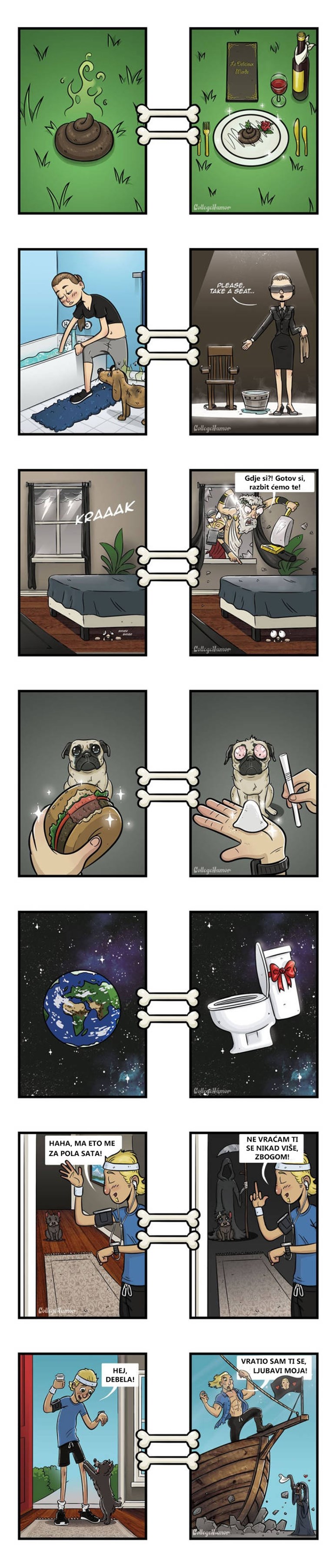 Velika je razlika u onome što vi vidite i što vaš pas vidi, a ovi smiješni stripovi će vam to najbolje objasniti!