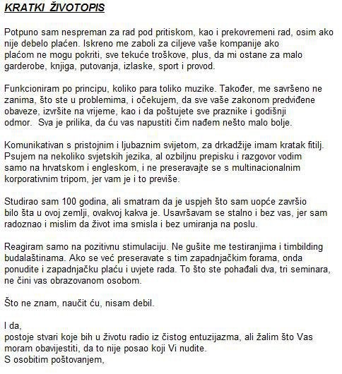 Hrvatski životopis za krizna vremena