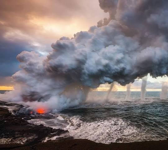Kad vulkan "zapali" more