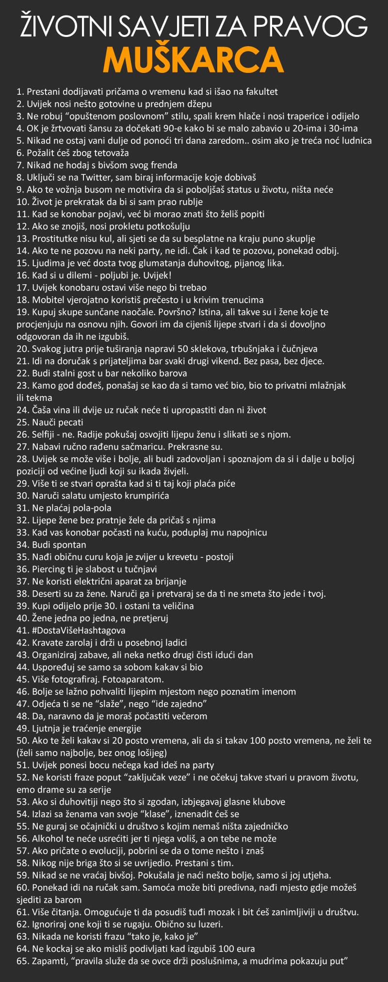 Želiš biti pravi muškarac, ali nemaš pojma kako?