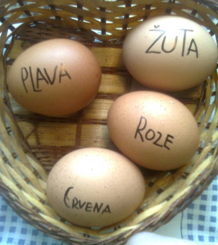 Kako Crnogorac farba jaja?