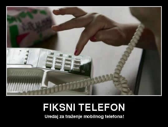 Za što danas služi fiksni telefon?