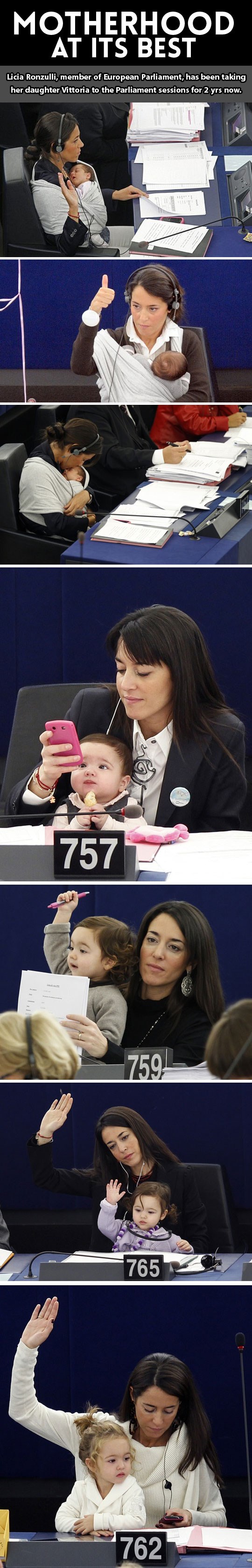 Mama političarka već 2 godine kćer vodi u parlament