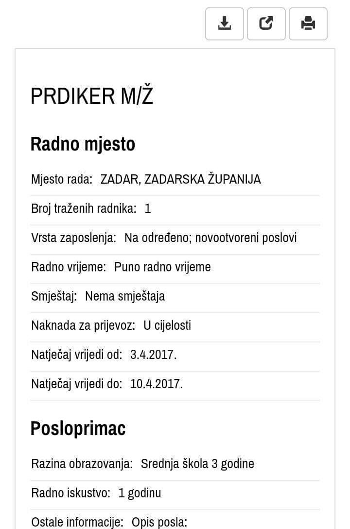 HZZ-u se dogodila zanimljiva greška, pogledajte kakav su oglas za posao objavili