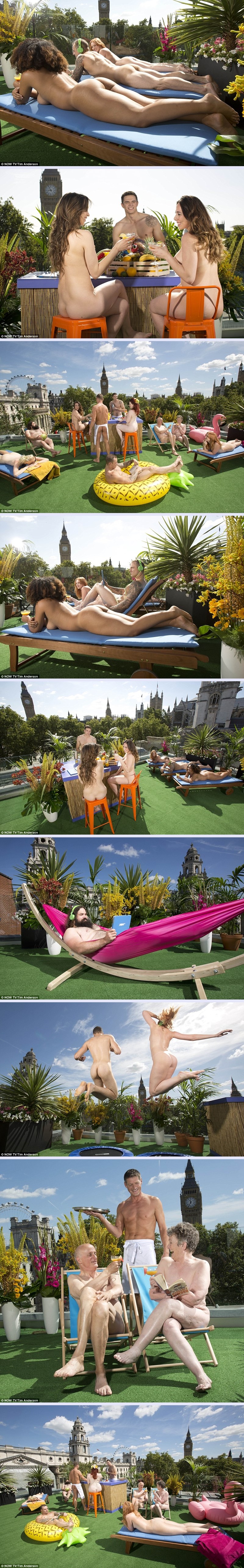 Nudistička terasa za sunčanje usred Londona