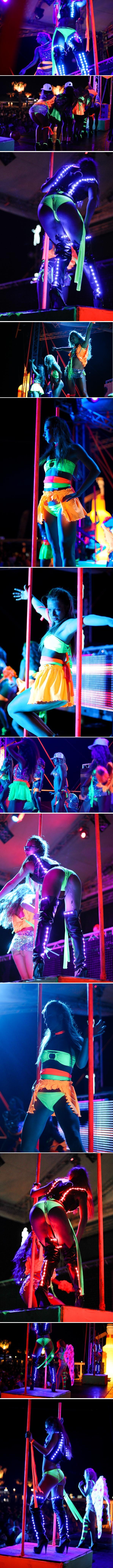 Da ne promakne bitno: Sexy plesačice "neonskih" atributa