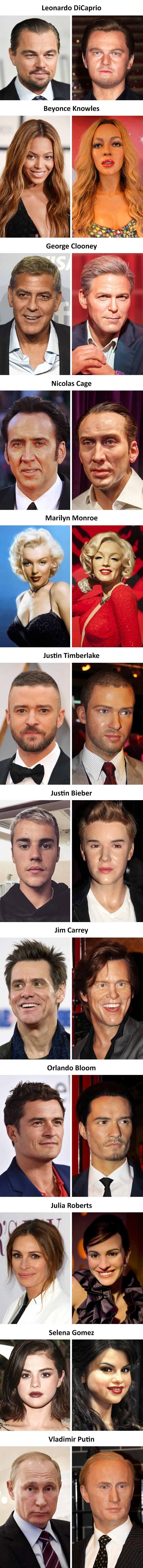 Poznate osobe su dobile vlastite voštane figure, sami procijenite jesu li dobre ili loše