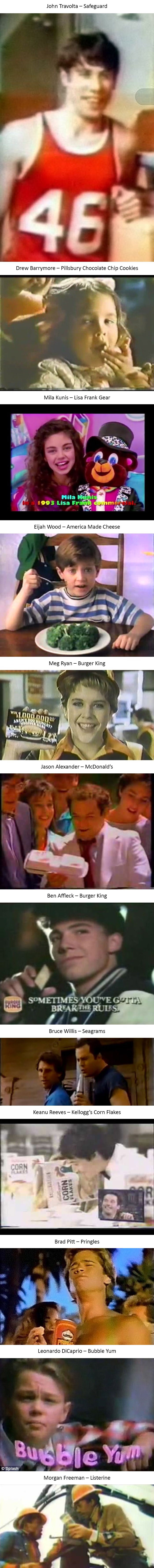 Slike koje još niste vidjeli: 12 slika poznatih zvijezda prije nego što su postale poznate