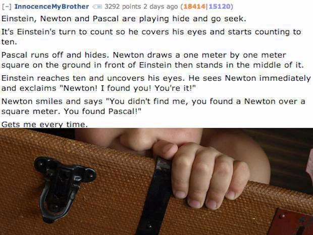 Kad se Einstein, Newton i Pascal igraju skrivača