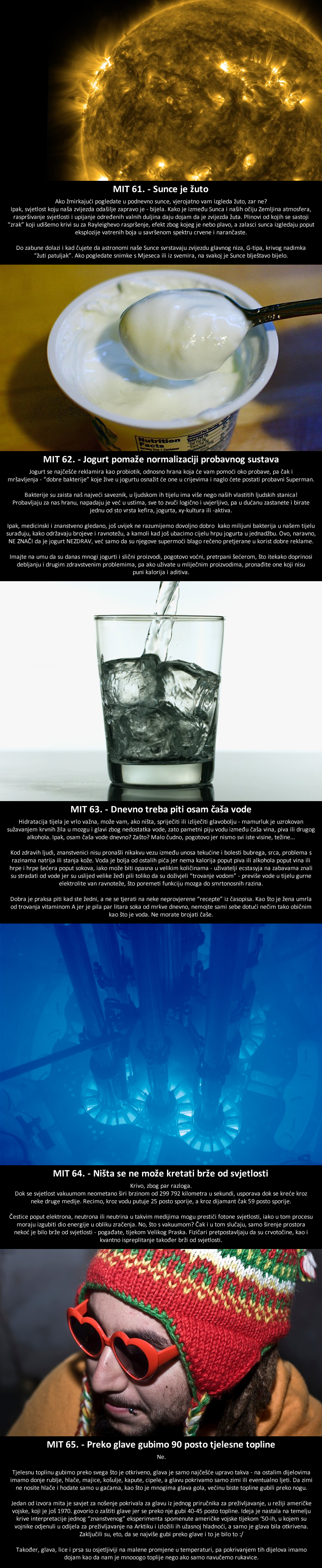 Pobijamo TOP 100 najgorih mitova