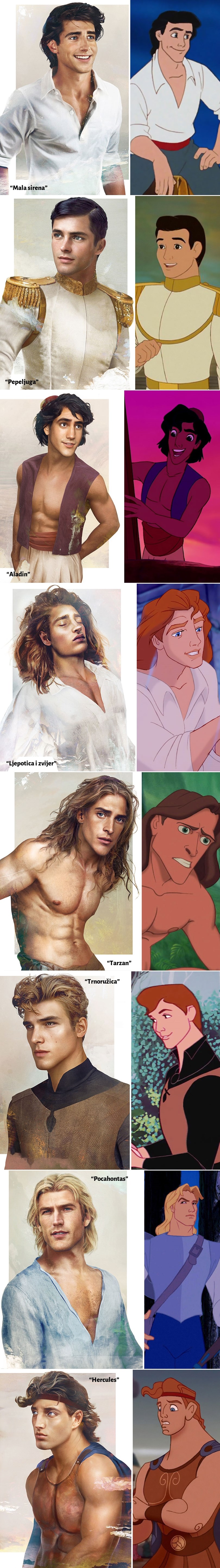 GALERIJA: Kako bi prinčevi iz bajki izgledali kad bi oživjeli?