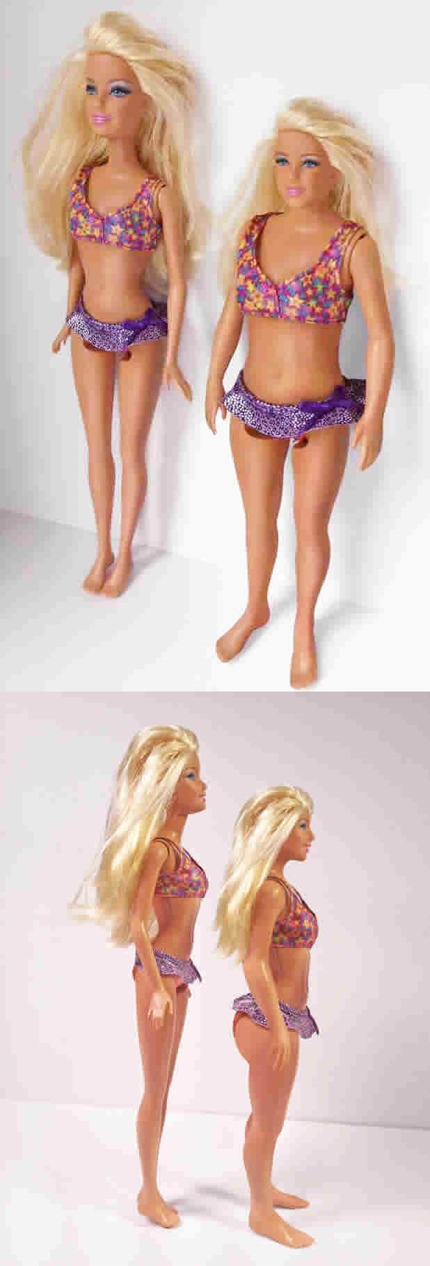 Kad bi Barbike imale tijelo prosječne žene