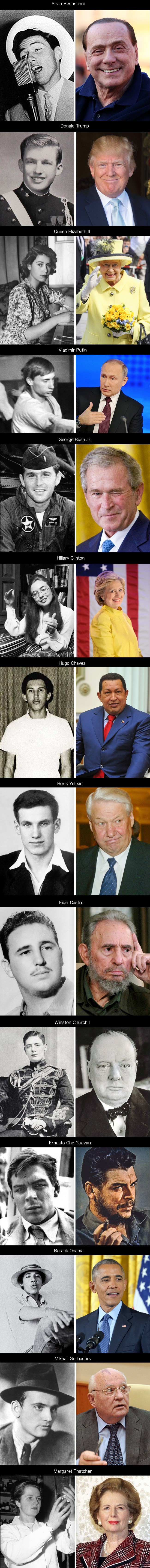 Ovako su u mladosti izgledali najpoznatiji političari svijeta 