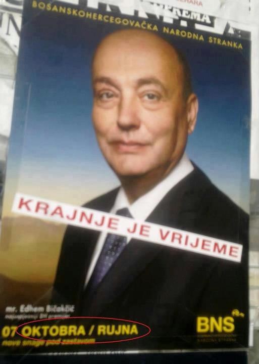 Priznajte, ni vi nemate pojma koji je oktobar, a koji rujan