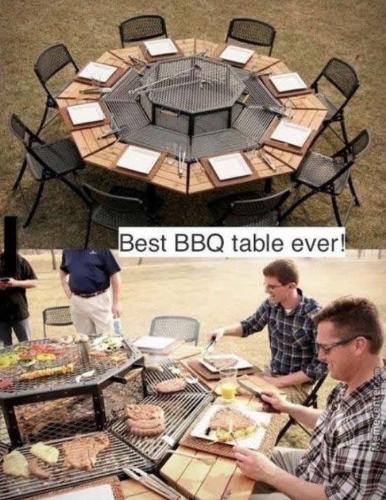 Savršeni stol za roštiljanje s ekipom