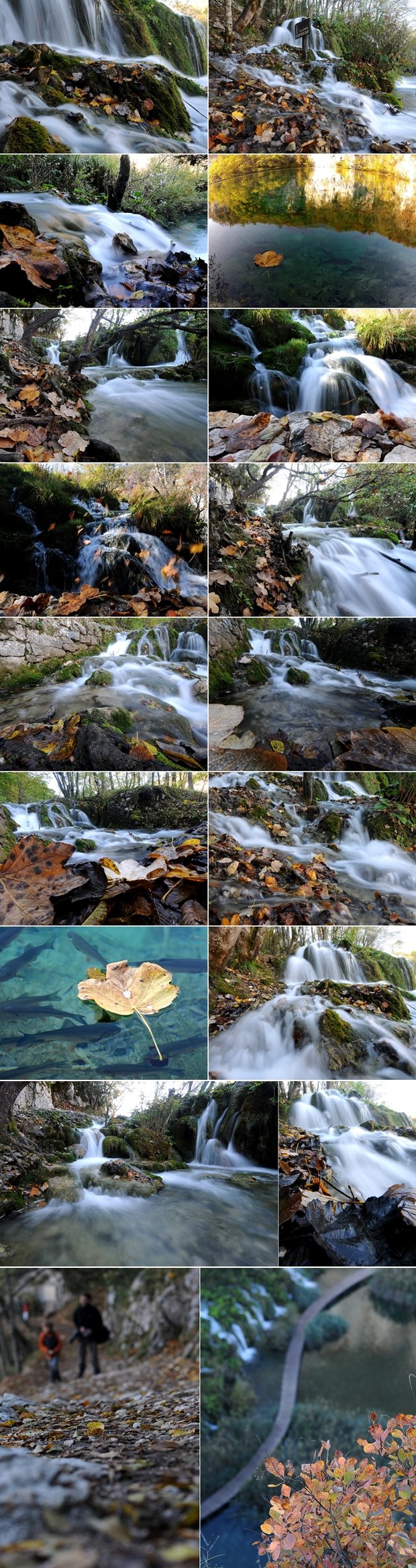 Jesenska razglednica s Plitvičkih jezera