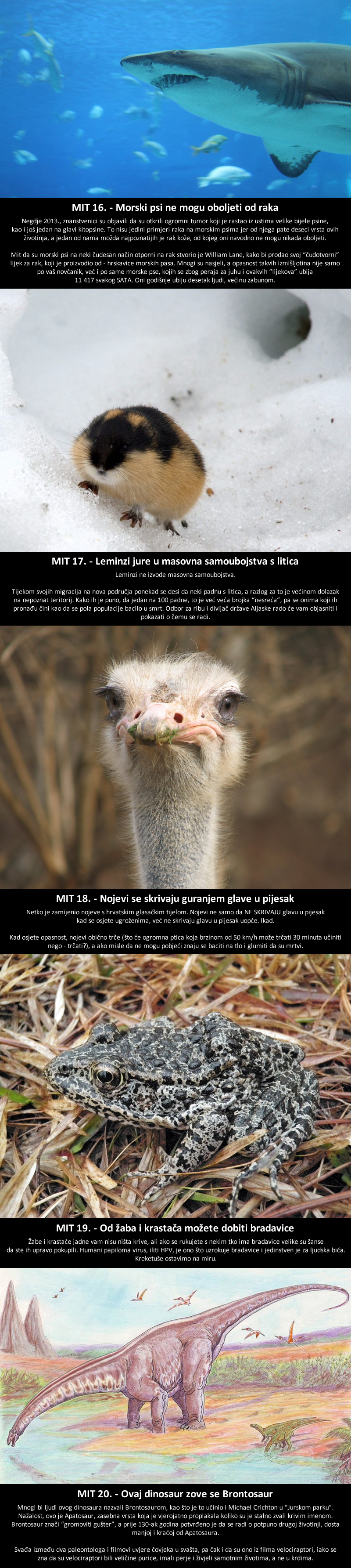 Pobijamo TOP 100 najgorih mitova