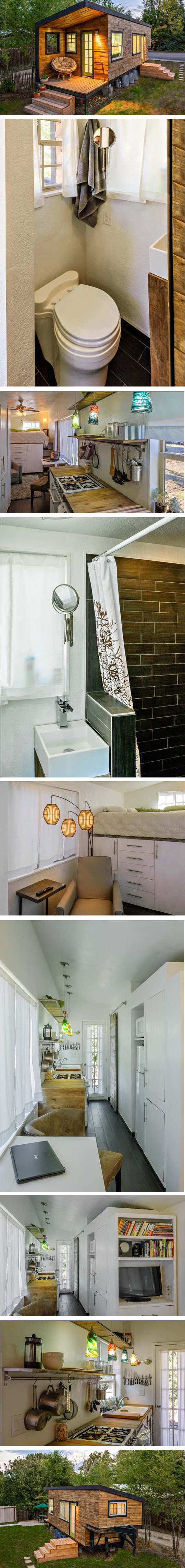 Nakon razvoda braka, žena je sama izgradila minijaturnu kućicu koja izgleda nevjerojatno