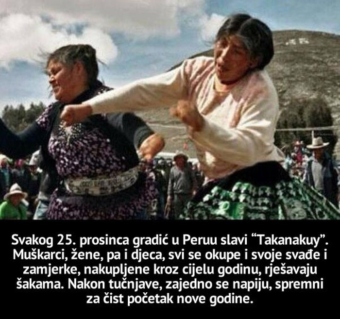 Peruanci se za Božić prebiju na mrtvo ime