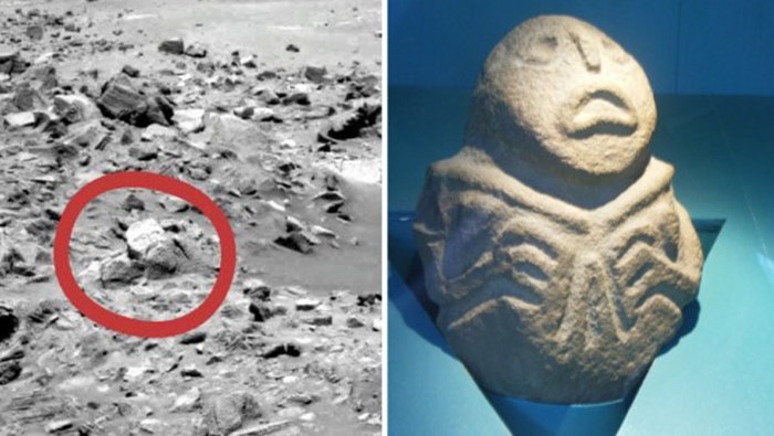 SRBIJA DO TOK.. MARSA! Na Marsu snimljen dvojnik kipića pronađenog u Srbiji?