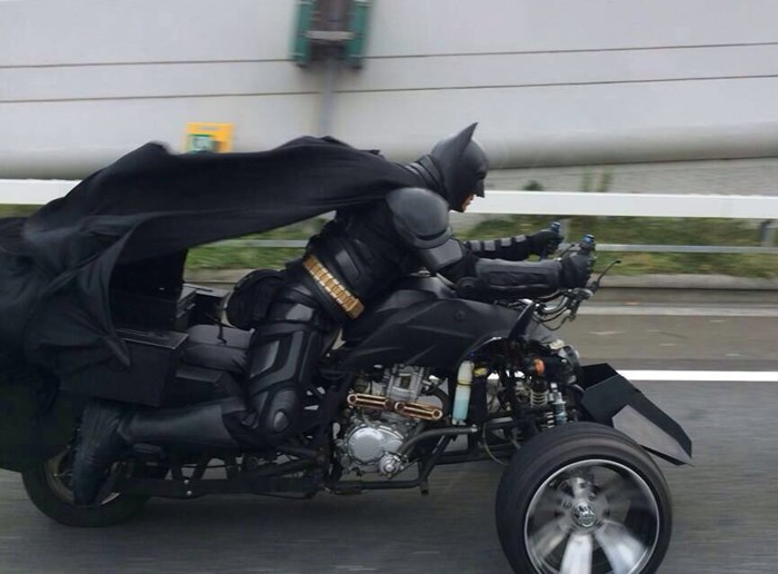 Batman ulovljen u vožnji po Japanu