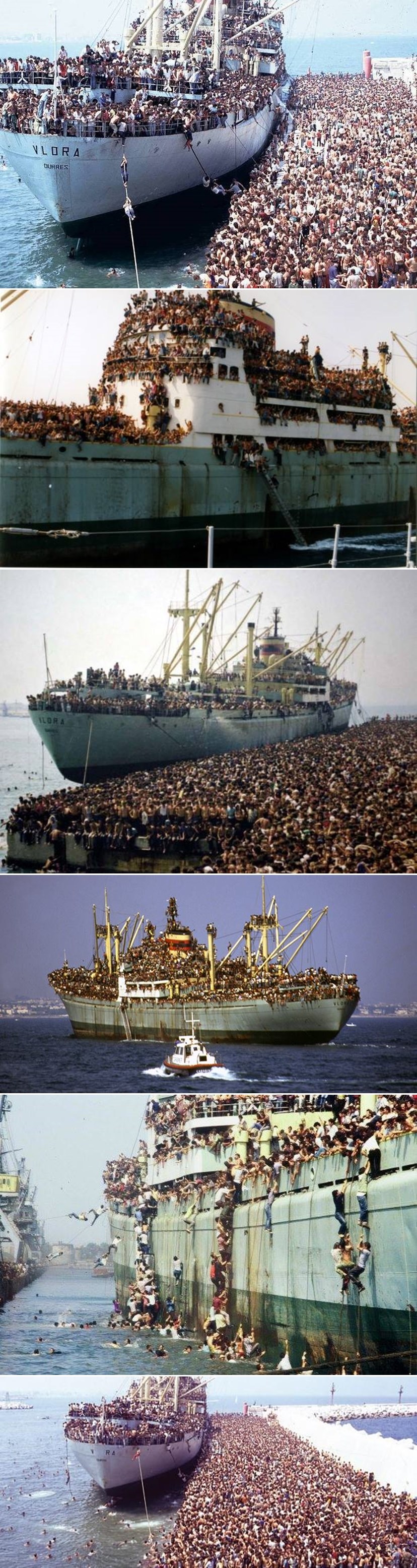 Izbjeglička tragedija na brodu Vlora: Albanci spašavali živote na putu u Italiju