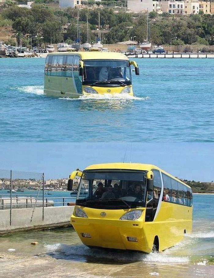 Dva u jednom - ploveći autobus