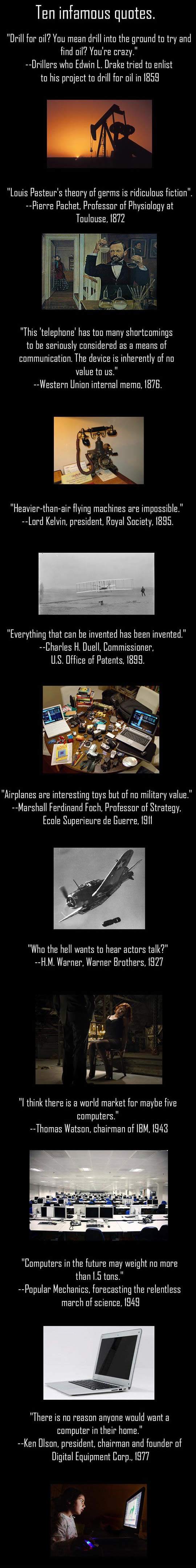 Najveće zablude posljednjih 150 godina