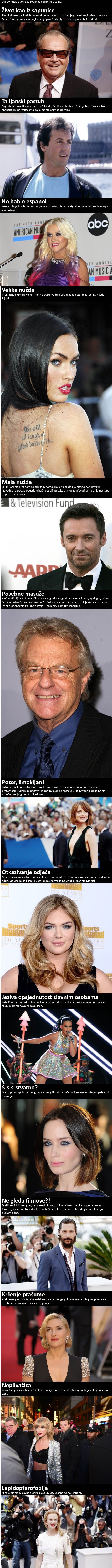 Ove slavne osobe svijetu su priznale svoje tajne i ta će vas priznanja šokirati