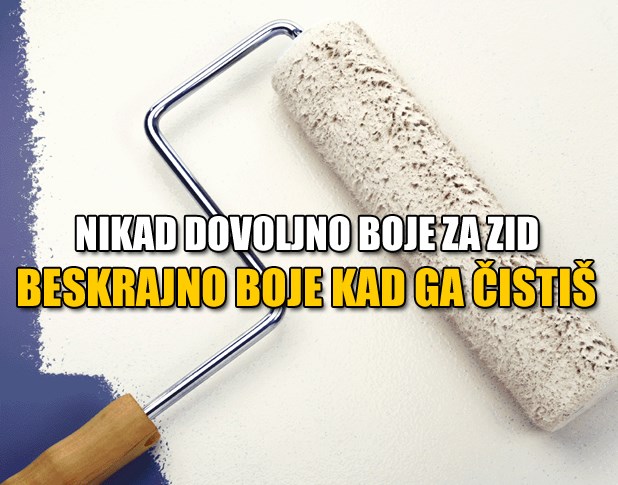 Valjak za krečenje je đavolji alat